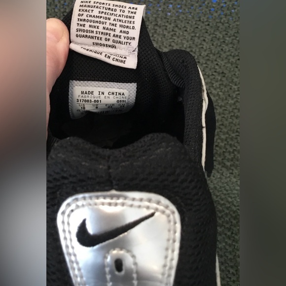 Nike Bowerman Men's Track & Field Shoes Black/Silver, Adjustable Velcro; Size 10 - Picture 15 of 15